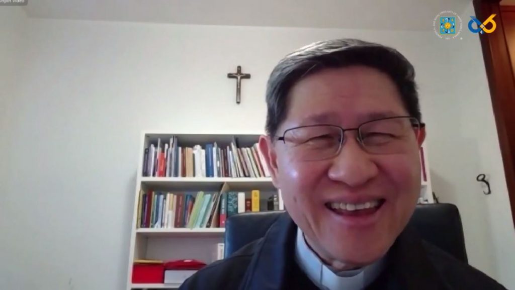 Cardinal Tagle leads Easter Recollection for Thomasian Community